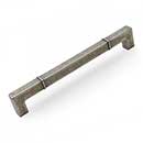 RK International [CP-633-WN] Die Cast Zinc Cabinet Pull Handle - Newbury Series - Oversized - Weathered Nickel Finish - 8" C/C - 8 9/16" L