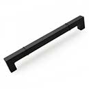 RK International [CP-634-BL] Die Cast Zinc Cabinet Pull Handle - Newbury Series - Oversized - Flat Black Finish - 10&quot; C/C - 10 21/32&quot; L