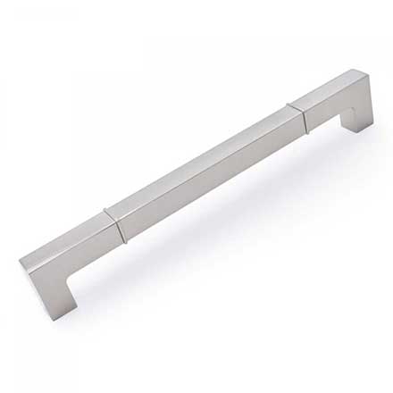 RK International [CP-634-P] Die Cast Zinc Cabinet Pull Handle - Newbury Series - Oversized - Satin Nickel Finish - 10" C/C - 10 21/32" L