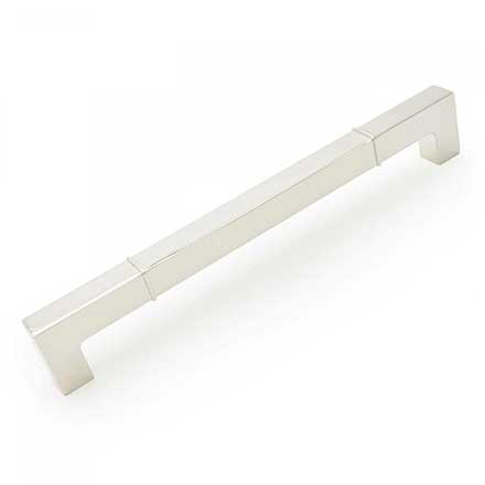 RK International [CP-634-PN] Die Cast Zinc Cabinet Pull Handle - Newbury Series - Oversized - Polished Nickel Finish - 10" C/C - 10 21/32" L