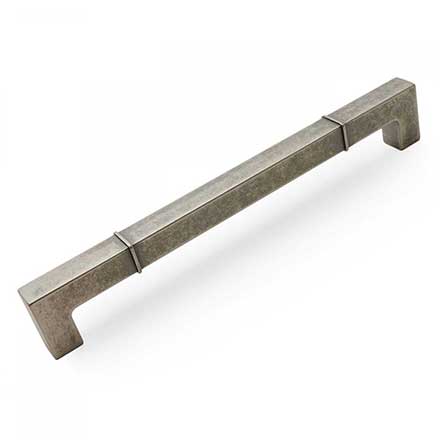 RK International [CP-634-WN] Die Cast Zinc Cabinet Pull Handle - Newbury Series - Oversized - Weathered Nickel Finish - 10" C/C - 10 21/32" L
