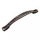 RK International [CP-656-VB] Die Cast Zinc Cabinet Pull Handle - Nottingham Series - Oversized - Valencia Bronze Finish - 5" C/C - 6 3/4" L