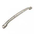 RK International [CP-657-P] Die Cast Zinc Cabinet Pull Handle - Nottingham Series - Oversized - Satin Nickel Finish - 8" C/C - 9 11/16" L