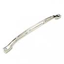 RK International [CP-657-PN] Die Cast Zinc Cabinet Pull Handle - Nottingham Series - Oversized - Polished Nickel Finish - 8" C/C - 9 11/16" L