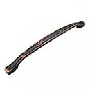 RK International [CP-657-VB] Die Cast Zinc Cabinet Pull Handle - Nottingham Series - Oversized - Valencia Bronze Finish - 8" C/C - 9 11/16" L