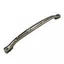 RK International [CP-657-WN] Die Cast Zinc Cabinet Pull Handle - Nottingham Series - Oversized - Weathered Nickel Finish - 8&quot; C/C - 9 11/16&quot; L