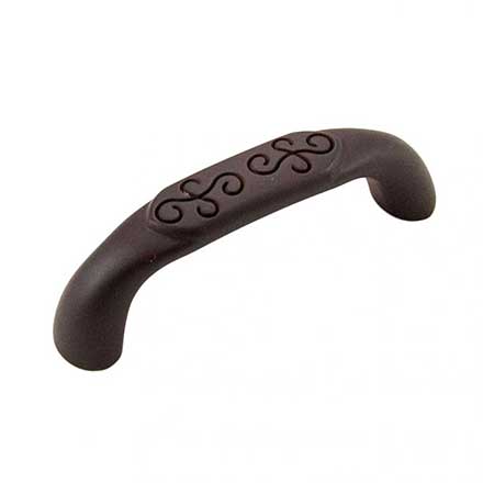 RK International [CP-615-RB] Die Cast Zinc Cabinet Pull Handle - Palermo Series - Standard Size - Oil Rubbed Bronze Finish - 3" C/C - 3 7/16" L