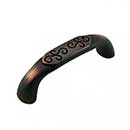 RK International [CP-615-VB] Die Cast Zinc Cabinet Pull Handle - Palermo Series - Standard Size - Valencia Bronze Finish - 3" C/C - 3 7/16" L