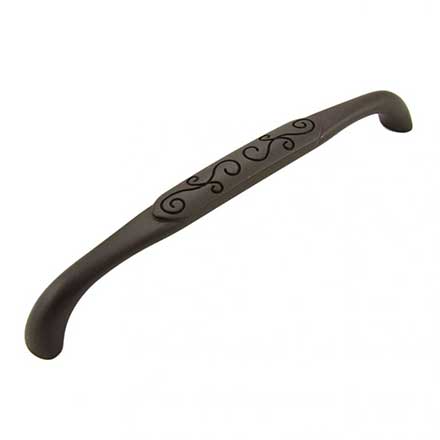 RK International [CP-617-RB] Die Cast Zinc Cabinet Pull Handle - Palermo Series - Oversized - Oil Rubbed Bronze Finish - 8" C/C - 8 1/2" L