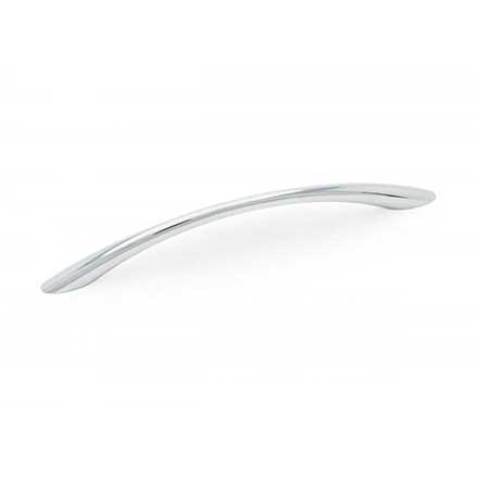 RK International [CP-563-PC] Die Cast Zinc Cabinet Pull Handle - Plain Bow - Oversized - Polished Chrome Finish - 160mm C/C - 8 1/16" L