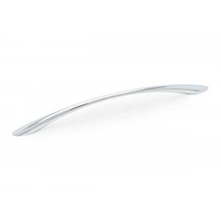 RK International [CP-564-PC] Die Cast Zinc Cabinet Pull Handle - Plain Bow - Oversized - Polished Chrome Finish - 224mm C/C - 11 5/16" L