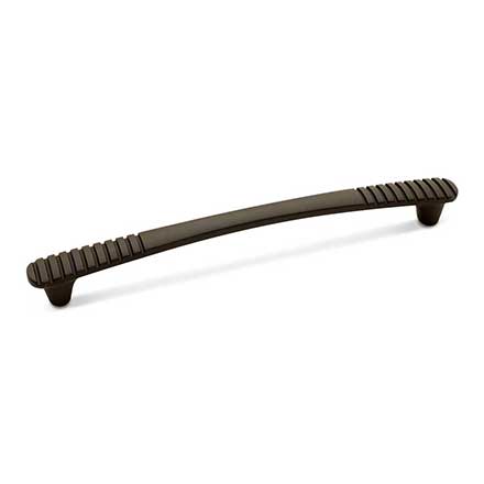 RK International [CP-885-RB] Solid Brass Cabinet Pull Handle - Ridge Series - Oversized - Oil Rubbed Bronze Finish - 9 7/32" L