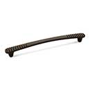 RK International [CP-885-RB] Solid Brass Cabinet Pull Handle - Ridge Series - Oversized - Oil Rubbed Bronze Finish - 9 7/32" L