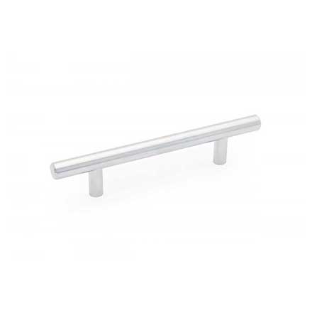 RK International [CP-521-PC] Steel Cabinet Pull Handle - T-Bar Series - Standard Size - Polished Chrome Finish - 96mm C/C - 6 13/16" L