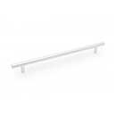 RK International [CP-524-P] Steel Cabinet Pull Handle - T-Bar Series - Oversized - Satin Nickel Finish - 248mm C/C - 12 3/8" L