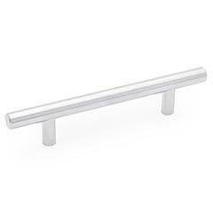 RK International [CP-521-P] Steel Cabinet Pull Handle - T-Bar Series - Standard Size - Satin Nickel Finish - 96mm C/C - 6 13/16&quot; L