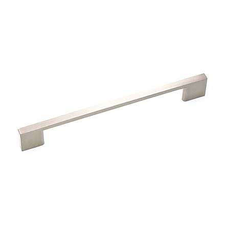 RK International [CP-546-P] Die Cast Zinc Cabinet Pull Handle - Thin Bar Series - Oversized - Satin Nickel Finish - 160mm C/C - 7 7/16" L