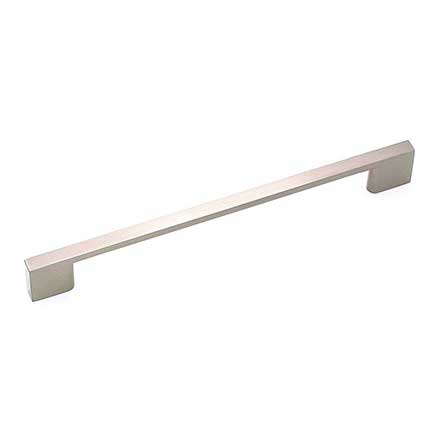RK International [CP-547-P] Die Cast Zinc Cabinet Pull Handle - Thin Bar Series - Oversized - Satin Nickel Finish - 192mm C/C - 8 13/16&quot; L