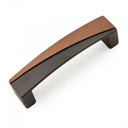RK International [CP-671-CFB] Solid Brass Cabinet Pull Handle - Trumbull Series - Standard Size - Cafe Bronze Finish - 96mm C/C - 4 1/4" L