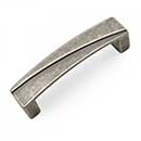 RK International [CP-671-WN] Solid Brass Cabinet Pull Handle - Trumbull Series - Standard Size - Weathered Nickel Finish - 96mm C/C - 4 1/4" L