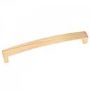 RK International [CP-673-SB] Solid Brass Cabinet Pull Handle - Trumbull Series - Oversized - Satin Brass Finish - 8" C/C - 8 1/4" L