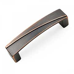 RK International [CP-671-VB] Solid Brass Cabinet Pull Handle - Trumbull Series - Standard Size - Valencia Bronze Finish - 96mm C/C - 4 1/4&quot; L