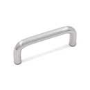 RK International [CP-501-P] Solid Brass Cabinet Pull Handle - Wire - Standard Size - Satin Nickel Finish - 3" C/C - 3 3/8" L