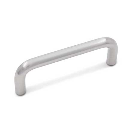 RK International [CP-502-P] Solid Brass Cabinet Pull Handle - Wire - Standard Size - Satin Nickel Finish - 3 1/2" C/C - 3 7/8" L