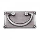 RK International [CF-5260-DN] Solid Brass Cabinet Bail Pull - Rectangular Plated - Distressed Nickel Finish - 1 1/2" C/C - 3 3/4" L