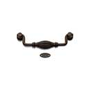 RK International [CP-3721-RB] Solid Brass Cabinet Bail Pull - Indian Drum - Oversized - Oil Rubbed Bronze Finish - 5" C/C - 5 3/4" L