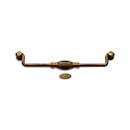 RK International [CP-3722-AE] Solid Brass Cabinet Bail Pull - Indian Drum - Oversized - Antique English Finish - 8&quot; C/C - 8 3/4&quot; L