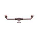 RK International [CP-3722-DC] Solid Brass Cabinet Bail Pull - Indian Drum - Oversized - Distressed Copper Finish - 8&quot; C/C - 8 3/4&quot; L