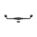 RK International [CP-3722-DN] Solid Brass Cabinet Bail Pull - Indian Drum - Oversized - Distressed Nickel Finish - 8&quot; C/C - 8 3/4&quot; L