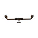 RK International [CP-3722-RB] Solid Brass Cabinet Bail Pull - Indian Drum - Oversized - Oil Rubbed Bronze Finish - 8" C/C - 8 3/4" L