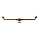 RK International [CP-3723-AE] Solid Brass Cabinet Bail Pull - Indian Drum - Oversized - Antique English Finish - 12&quot; C/C - 12 3/4&quot; L