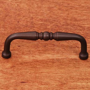 RK International [CP-04-RB] Solid Brass Cabinet Pull Handle - Decorative Curved - Oil Rubbed Bronze Finish - 3 1/4" L