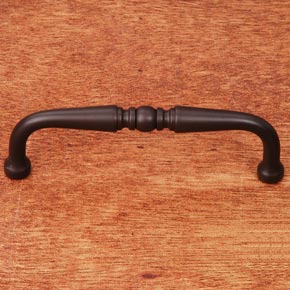 RK International [CP-05-RB] Solid Brass Cabinet Pull Handle - Decorative Curved - Oil Rubbed Bronze Finish - 3 7/8" L