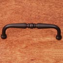 RK International [CP-05-RB] Solid Brass Cabinet Pull Handle - Decorative Curved - Standard Size - Oil Rubbed Bronze Finish - 3 1/2" C/C - 3 7/8" L