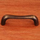 RK International [CP-09-AE] Solid Brass Cabinet Pull Handle - Contemporary Bent Middle - Standard Size - Antique English Finish - 3" C/C - 3 3/8" L