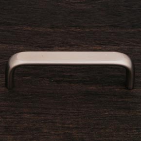 RK International [CP-16-P] Solid Brass Cabinet Pull Handle - Smooth Rectangular - Pewter Finish - 3 1/8" L