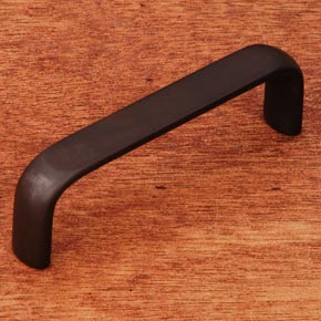 RK International [CP-16-RB] Solid Brass Cabinet Pull Handle - Smooth Rectangular - Oil Rubbed Bronze Finish - 3 1/8" L