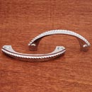 RK International [CP-1603-C] Solid Brass Cabinet Pull Handle - Rope - Standard Size - Polished Chrome Finish - 3 1/2&quot; C/C - 4 1/4&quot; L