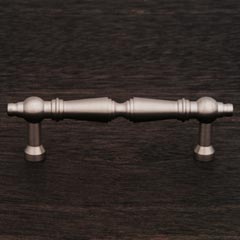 RK International [CP-1622-P] Solid Brass Cabinet Pull Handle - Plain Tapered - Standard Size - Satin Nickel Finish - 3" C/C - 3 15/16" L