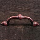 RK International [CP-25-DC] Solid Brass Cabinet Pull Handle - Beauty - Standard Size - Distressed Copper Finish - 3&quot; C/C - 4&quot; L