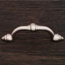 RK International [CP-25-P] Solid Brass Cabinet Pull Handle - Beauty - Standard Size - Satin Nickel Finish - 3" C/C - 4" L