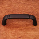 RK International [CP-3710-RB] Solid Brass Cabinet Pull Handle - Smooth w/ Curved Line Edge - Standard Size - Oil Rubbed Bronze Finish - 3&quot; C/C - 3 1/2&quot; L