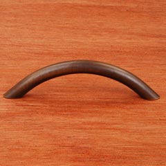 RK International [CP-3716-AE] Solid Brass Cabinet Pull Handle - Half Moon - Standard Size - Antique English Finish - 3 1/2&quot; C/C - 4 1/4&quot; L