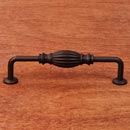 RK International [CP-3718-RB] Solid Brass Cabinet Pull Handle - Indian Drum - Oversized - Oil Rubbed Bronze Finish - 5&quot; C/C - 5 7/16&quot; L