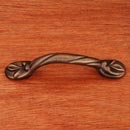 RK International [CP-404-AE] Solid Brass Cabinet Pull Handle - Wavy - Standard Size - Antique English Finish - 3&quot; C/C - 4 3/4&quot; L