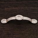 RK International [CP-409-P] Solid Brass Cabinet Pull Handle - Rugged Texas Star - Standard Size - Satin Nickel Finish - 3&quot; C/C - 4 5/8&quot; L